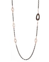 Collana Marcello Pane Donna Rubber in Argento CLAR066 - CLAR066